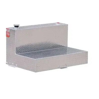 Aluminum Tank Industries Inc ATI 47 Gallon L-Shaped Aluminum Transfer Fuel Tank
