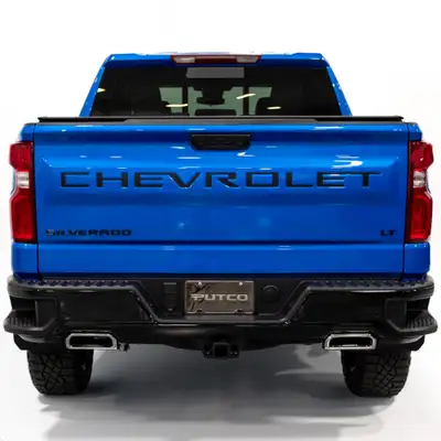 Putco 19c Silverado 1500/20c Silverado 2500/3500 HD Lettters Polished Stainless Steel