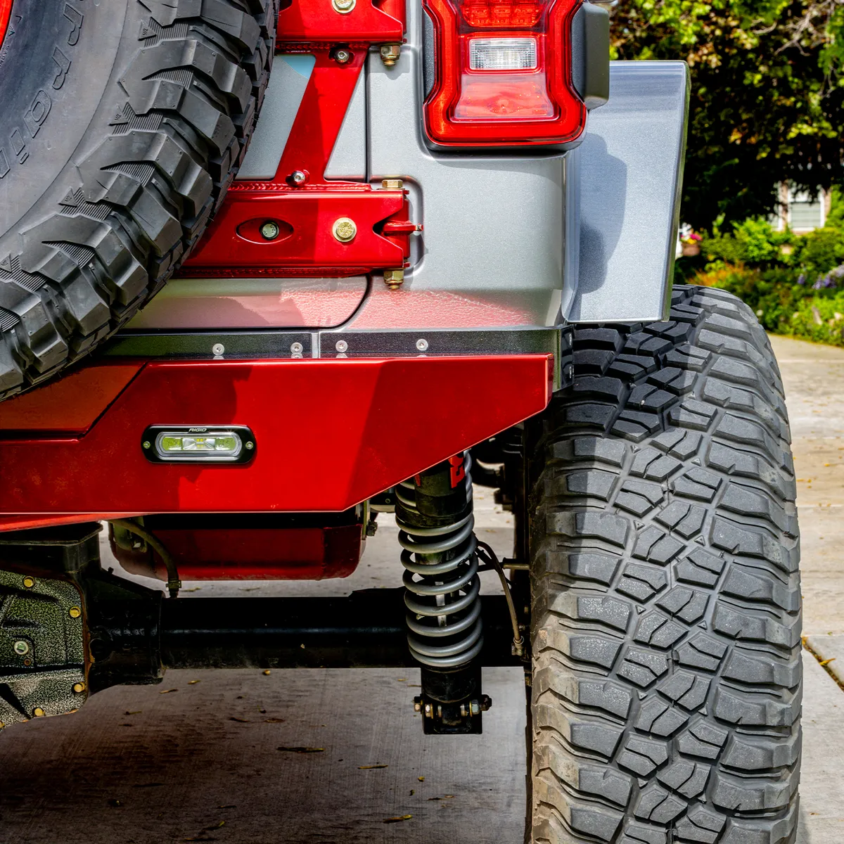 18c Wrangler Krawler Lite Bolt On Rear Bumper Raw product image