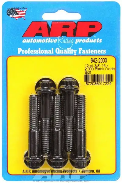 ARP Auto Racing 38-16 x 2.000 12pt black oxide bolts