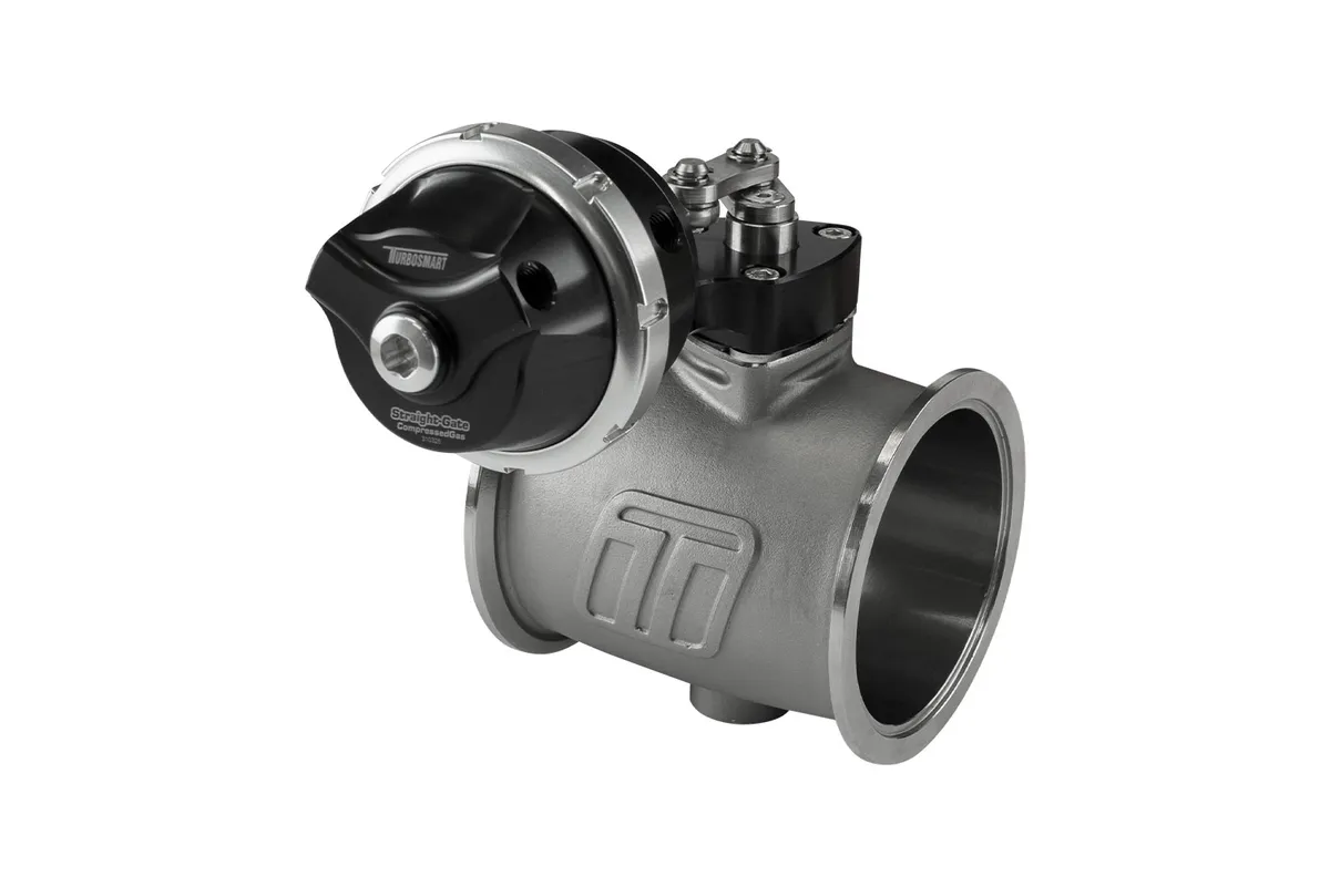 Turbosmart PSG76CG Pneumatic StraightGate76 Compressed Gas 7psi Black