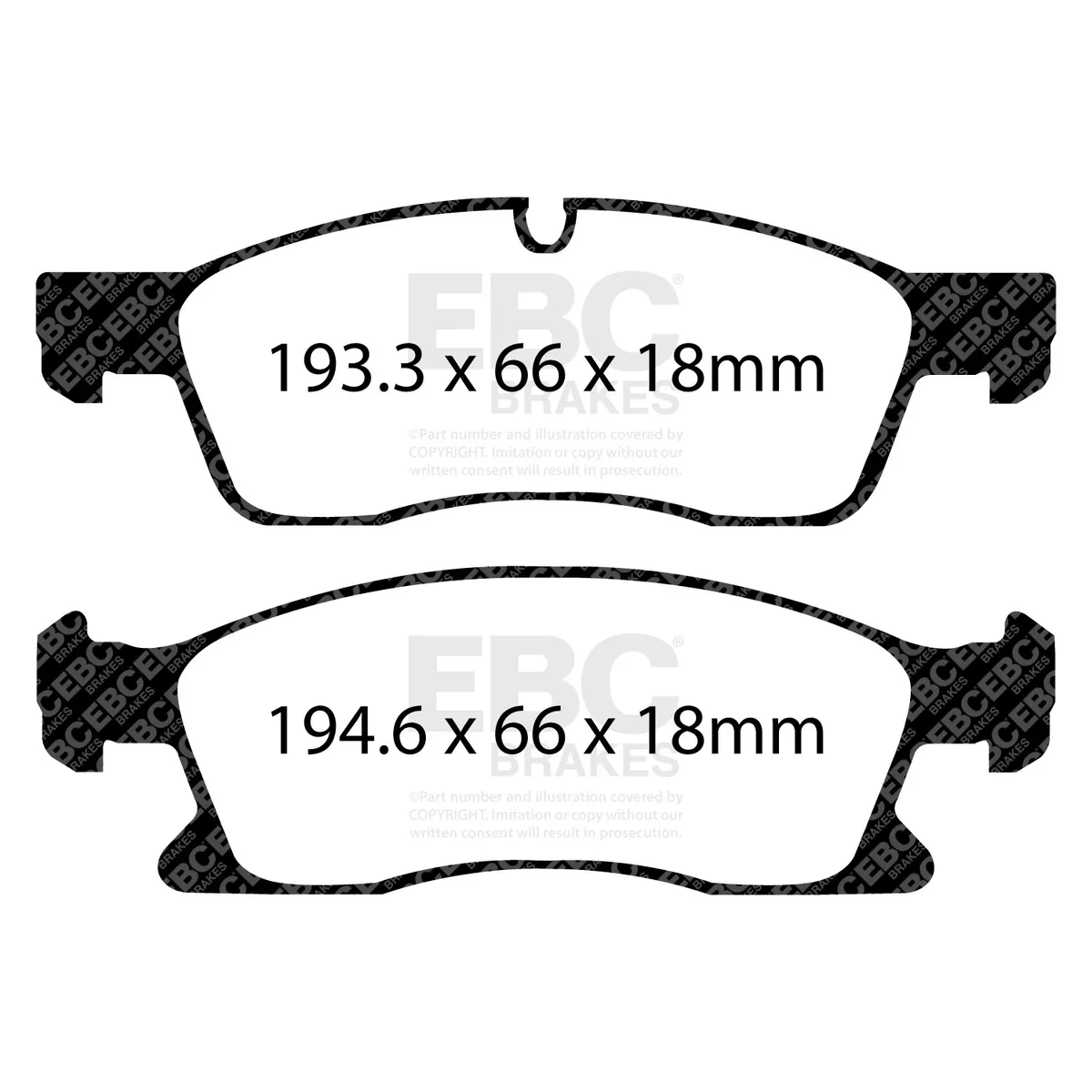S13 Kits Yellowstuff and RK Rotors; Front; FMSI Pad No. D1455; Vented; 5 Bolt Holes; 330mm Dia.; 54.5mm Height; 32mm Thick; 72mm Center Hole Dia.; product image
