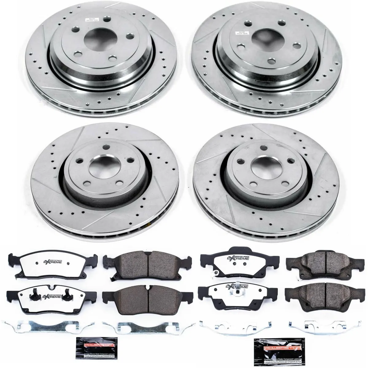 Z36 Truck/Tow Upgrade Kit: Drilled/Slotted Rotors; Carbon-Fiber Ceramic Pads W/Hardware product image