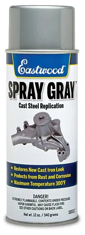 Eastwood Spray Gray Detail Paint 12oz Aerosol
