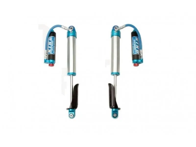 EVO Manufacturing Jl/Jt Front EVO Spec King 2.5" Diameter Remote Reservoir With Compression Adjusters For 2.5-5" Lifts Pair/Set For Wrangler & Gladiator