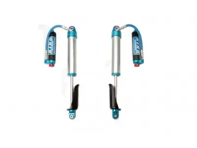 EVO Manufacturing Jl/Jt Front EVO Spec King 2.5" Diameter Remote Reservoir With Compression Adjusters For 2.5-5" Lifts Pair/Set For Wrangler & Gladiator