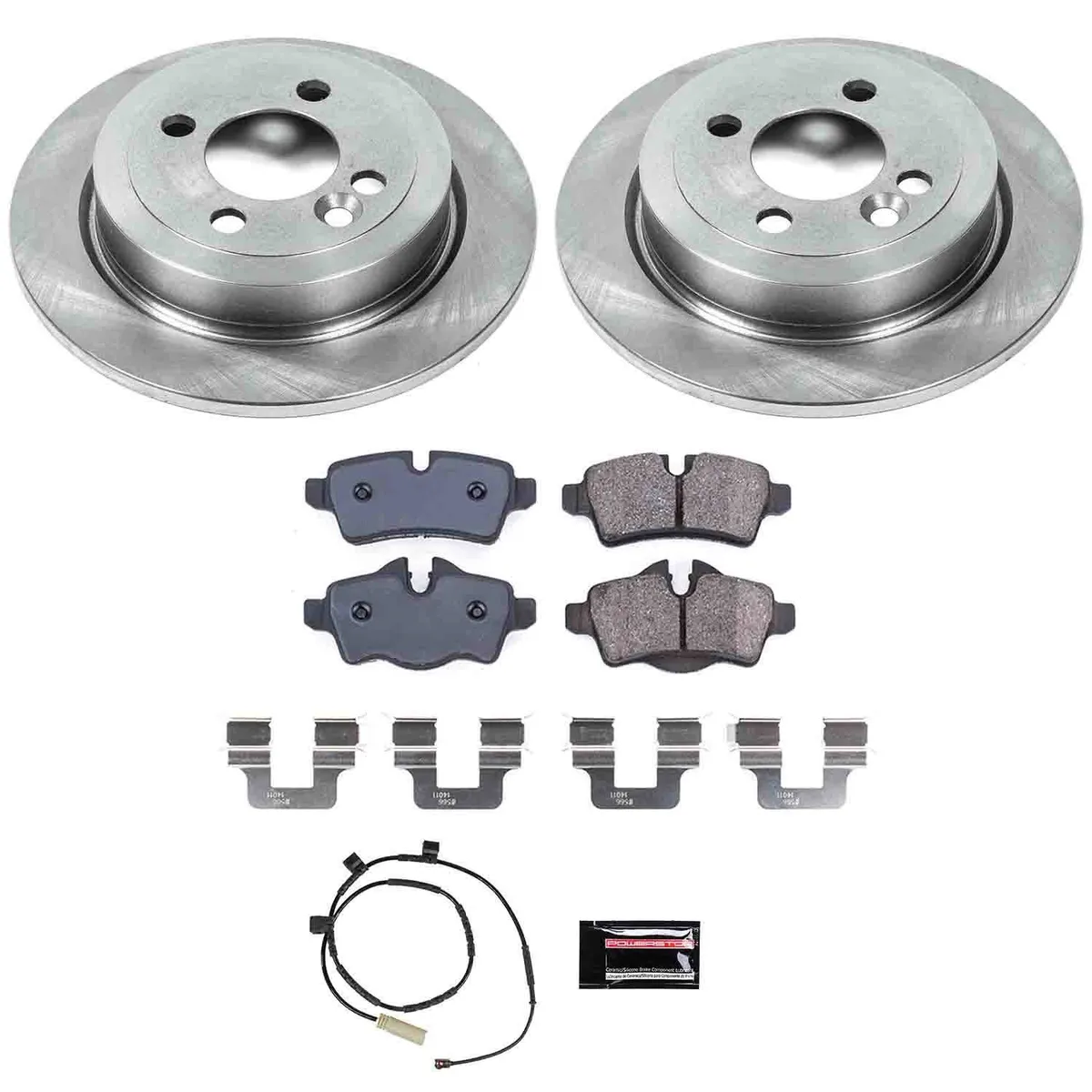 Z17 Direct Replacement Kit: Rotors; Ceramic Pads W/Hardware; Pad Sensors product image