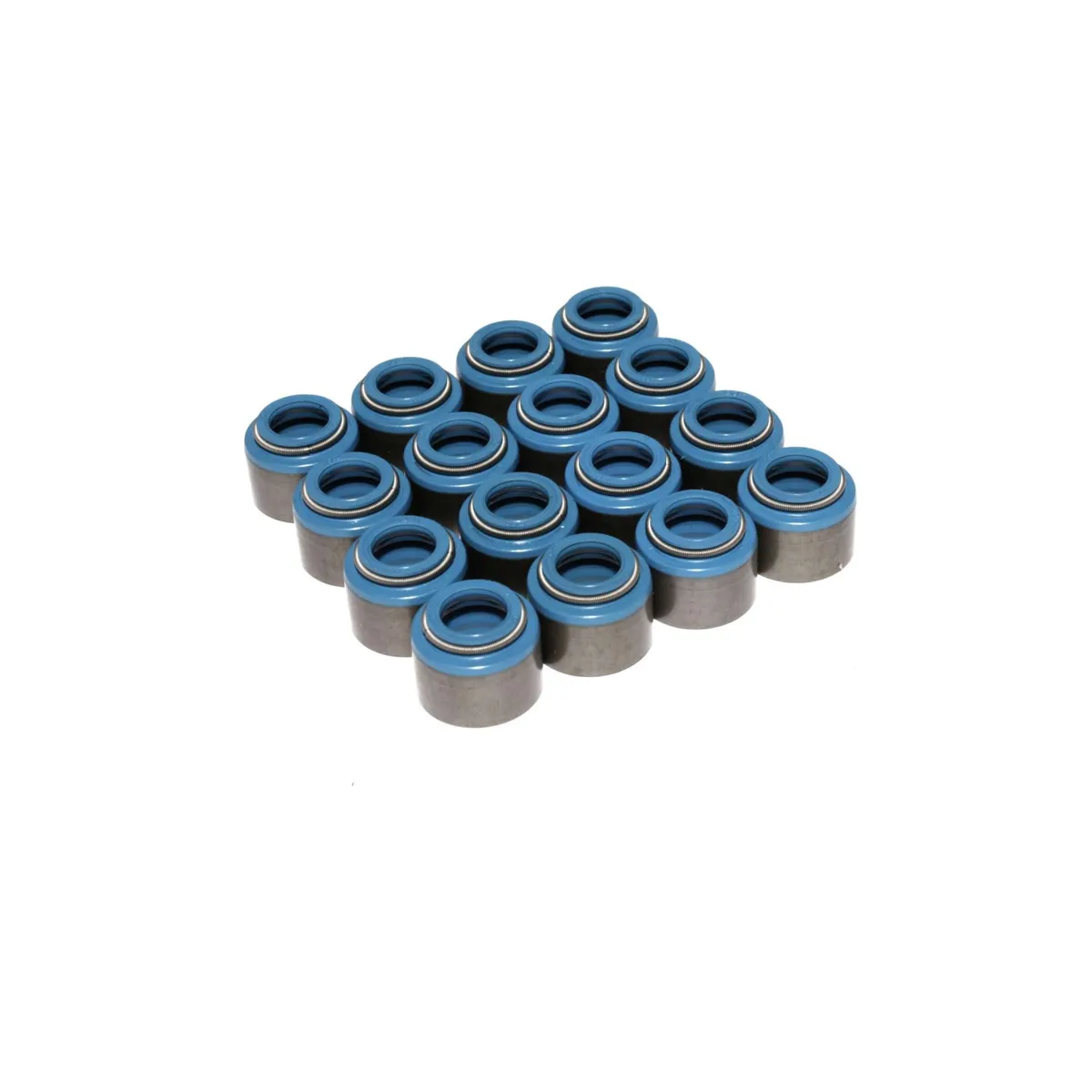 COMP Cams 529-16 Set of 16 Metal Viton Valve Seals for .530 Guide Size, 11/32 Valve Stem product image