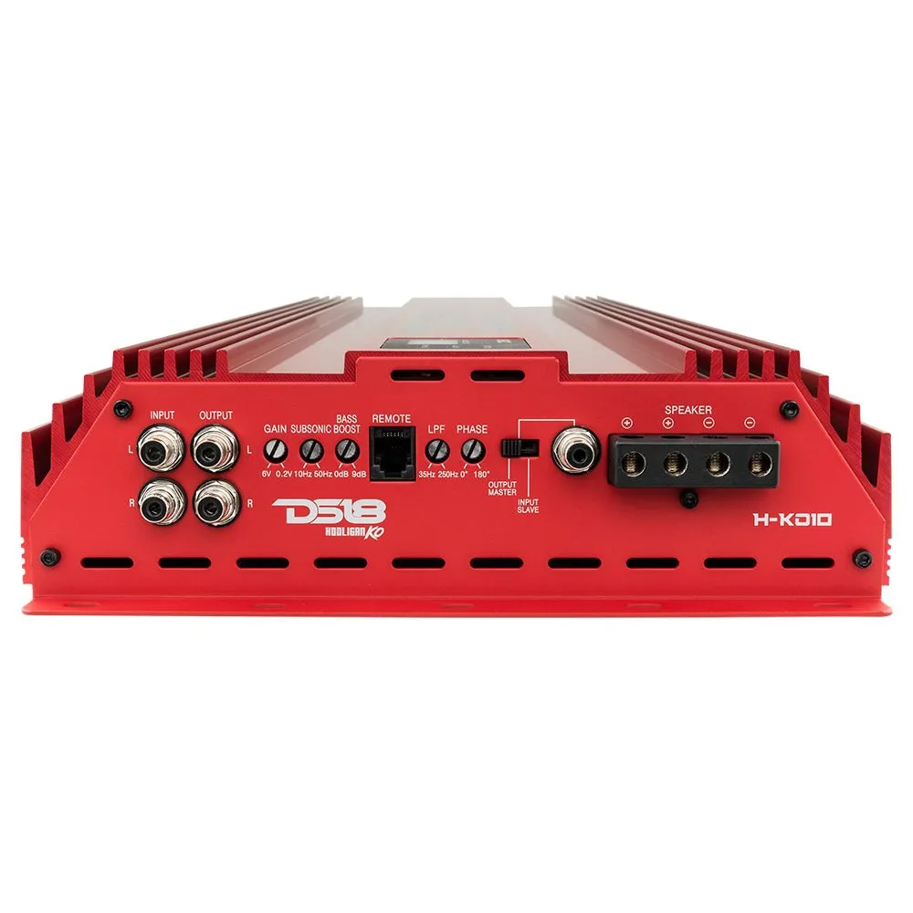 1-Channel | 18000 (Burst) @ 0.67Î© | 10000 @ 1Î© | 5800 @ 2Î© | 3500 @ 4Î© Watts RMS | With Voltmeter | Red product image