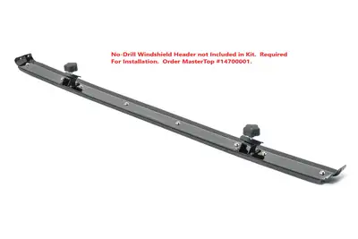 MasterTop Jeep JK Bimini Top For 07-18 Jeep JK Wrangler 2 Door Black Diamond MasterTop