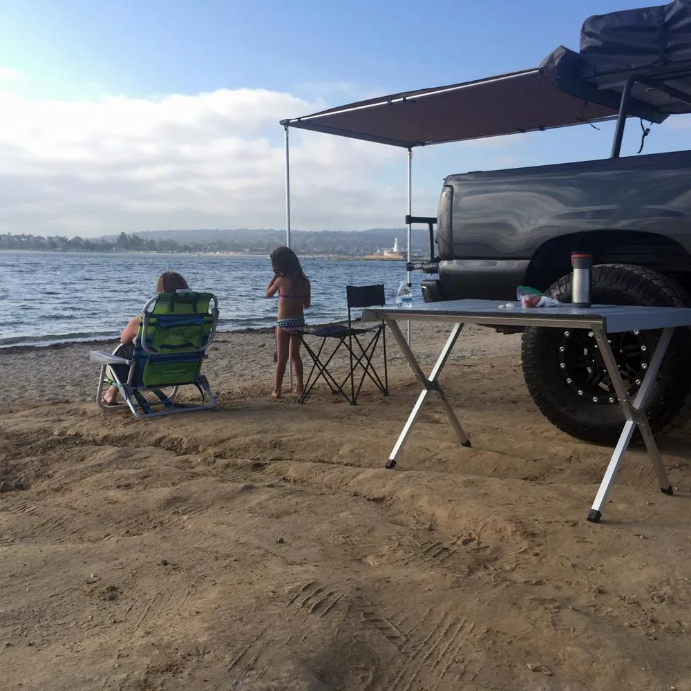 Truck or Car Awning, 4.5x6 Feet, Poly-Cotton Ripstop Fabric, Tan product image