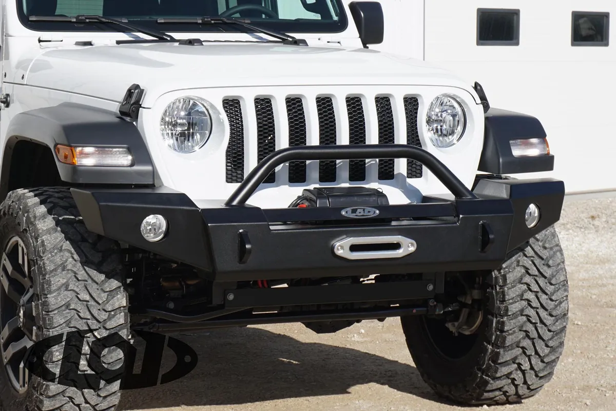 JL/JT Signature Series Full Width Front Bumper w / NO GUARD (Black Powder Coated) product image