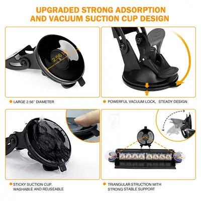Xprite 8" Windshield LED Strobe Lights | Cadet Series