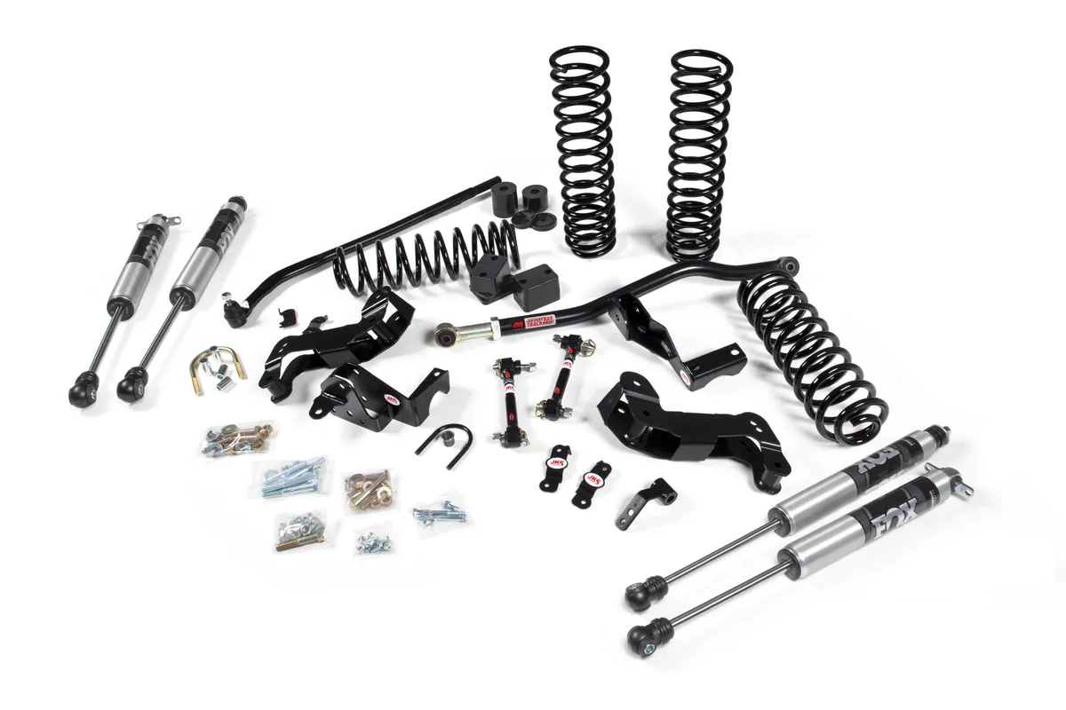 2007-2018 Jeep Wrangler JK J-Konnect 4 Door 3.5 Inch Lift Kit w/ Fox Adventure Series Shocks JSPEC product image