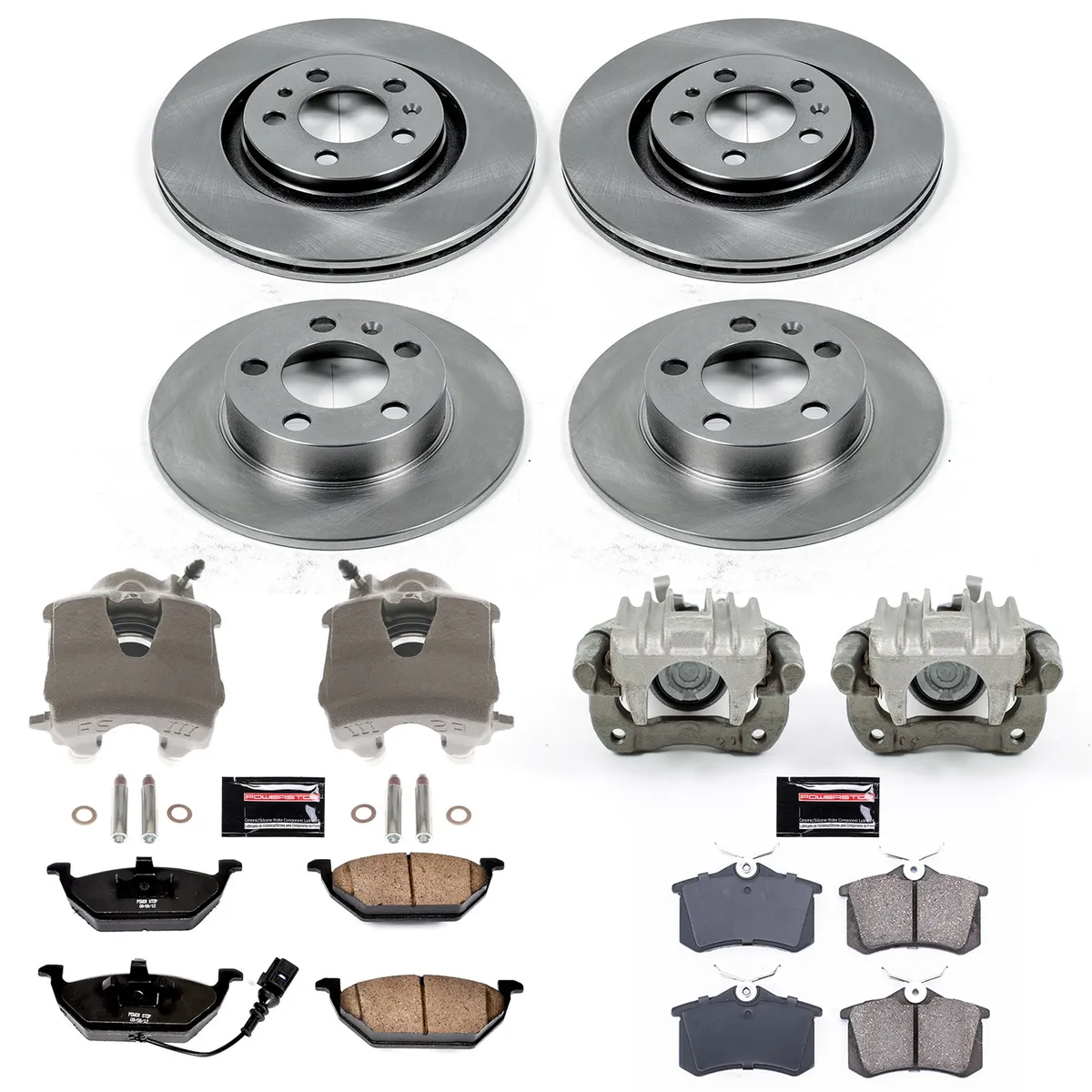 Z17 Direct Replacement Kit: Rotors; Ceramic Pads; Calipers product image