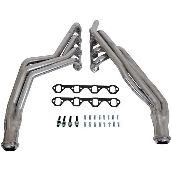 BBK Performance Ford Mustang 5.0L 1-5/8 Long Tube Exhaust Headers Polished Silver Ceramic 79-93