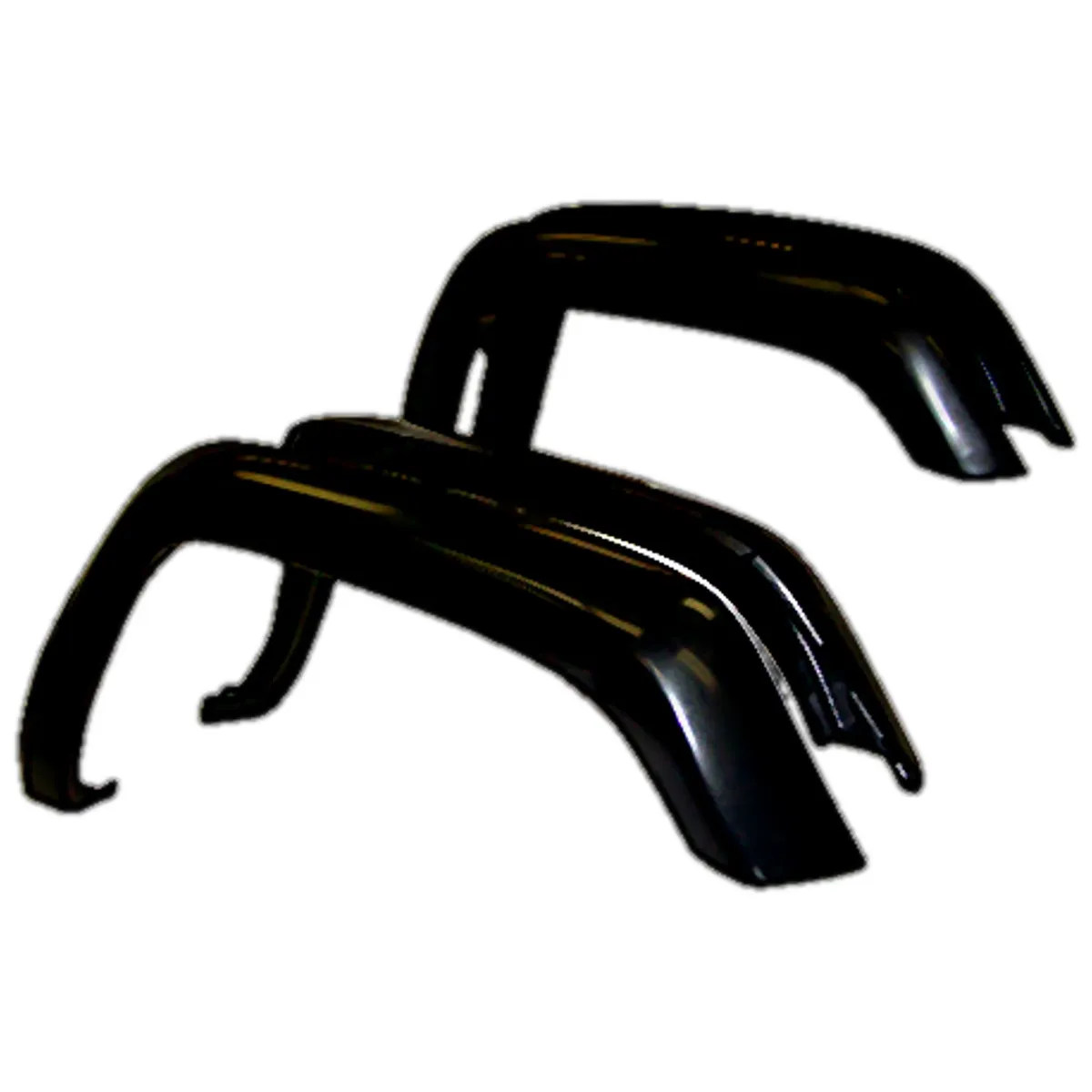 Fender Flare Kit; Incl. 4 Fender Flares And Hardware; Gloss Black; product image