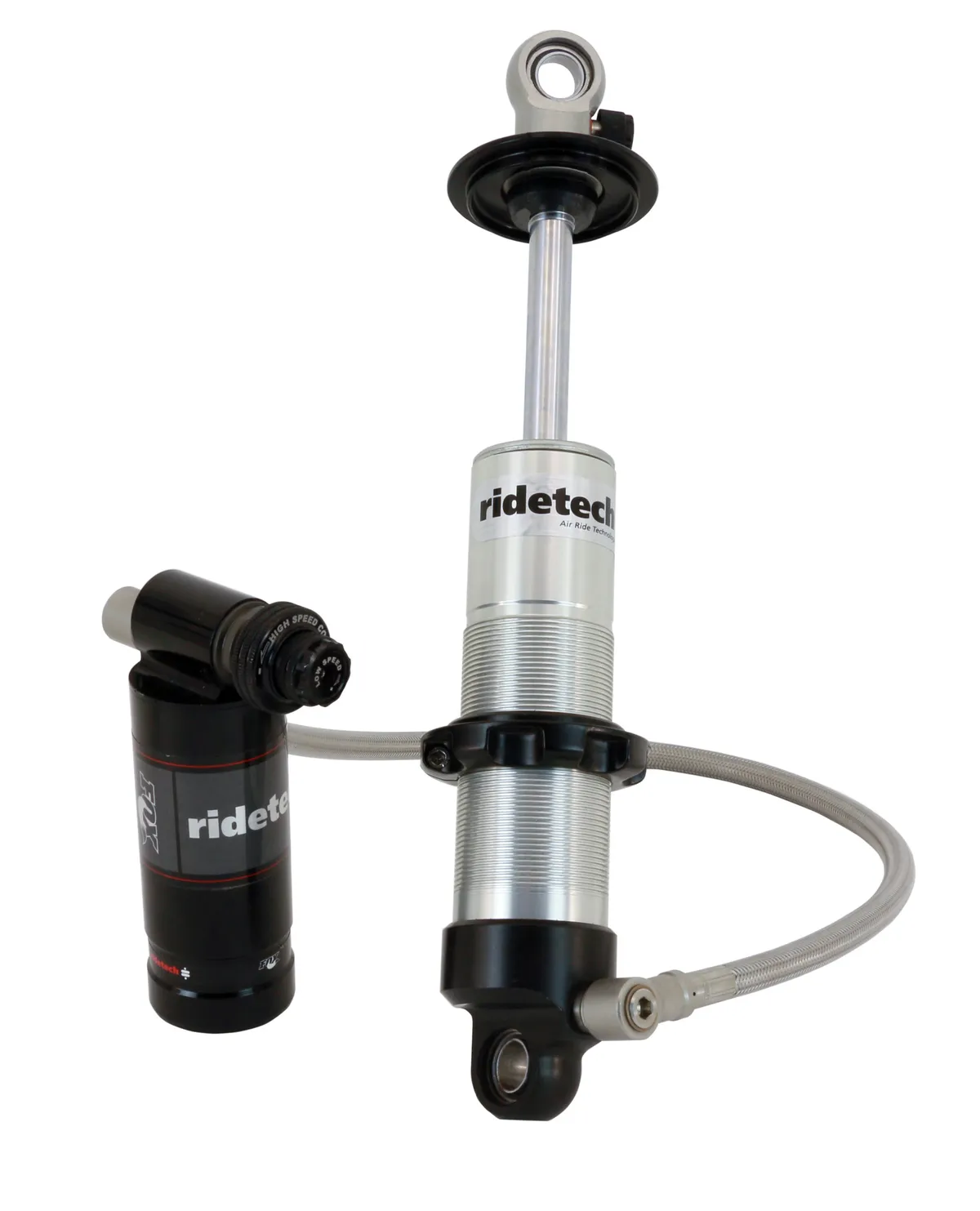 TQ Coil-Over Shock W/ 6.3 Inch Stroke And 1.7 Inch Eye Mount Universal 1 Triple Adjustable Shock Spring Mounts Delrin Spring Washers And Bearing Spacers 1/2 Inch And 5/8 Inch 12.3 Inch X 18.6 Inch W/ A 15.25 -16 Inch Ride Height Ridetech product image