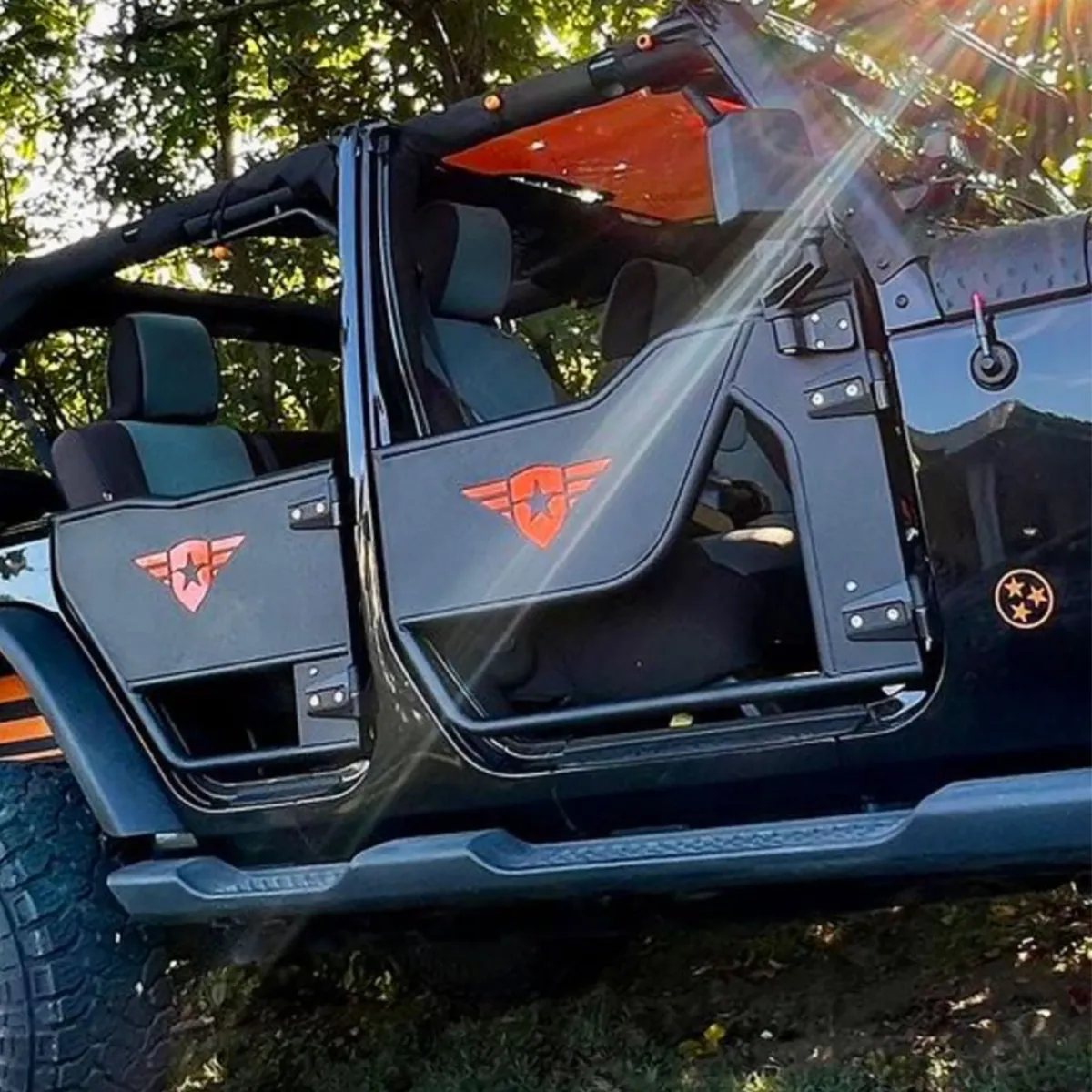 Combat Off Road Combat Off Road Mission Trail Doors - Rear - JL 4Dr
