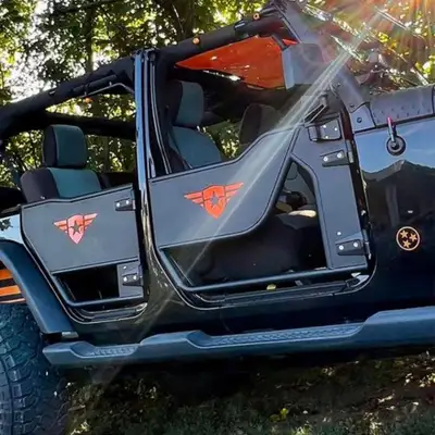 Combat Off Road Combat Off Road Mission Trail Doors - Rear - JL 4Dr