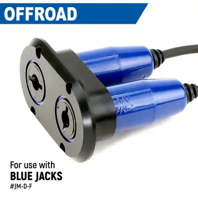 Rugged Radios Dual Headset / Helmet Jack Flush Mount