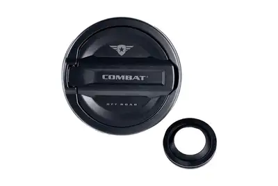 Combat Off Road Combat Off Road Fuel Door Cover - Black Satin - JL