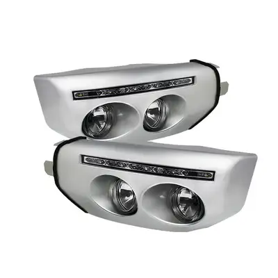 Spyder Auto Toyota FJ Cruiser 07-14 Fog Lights With LED Daytime Running Lights W/Switch- Clear - 2007 / Toyota / FJ Cruiser