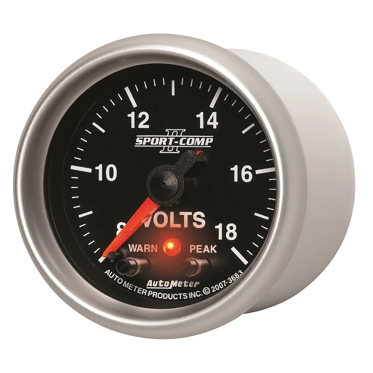 Gauge, Voltmeter, 2 1/16", 18V, Digital Stepper Motor w/Peak & Warn, Sport-Comp II product image