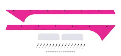 Dominator Race Body Pillar A Pair Late Model Pink