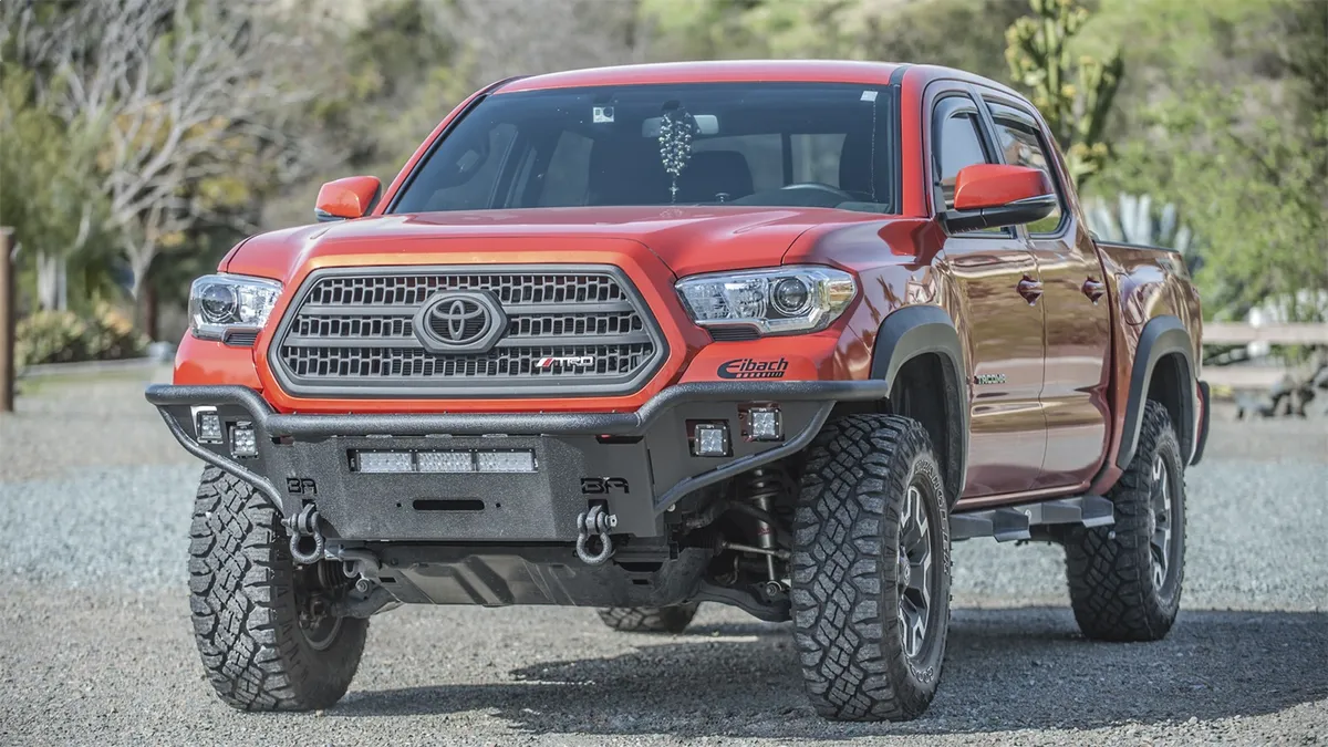 2016-2023 Toyota Tacoma Desert Series Front Winch Bumper - Tc-19337 product image