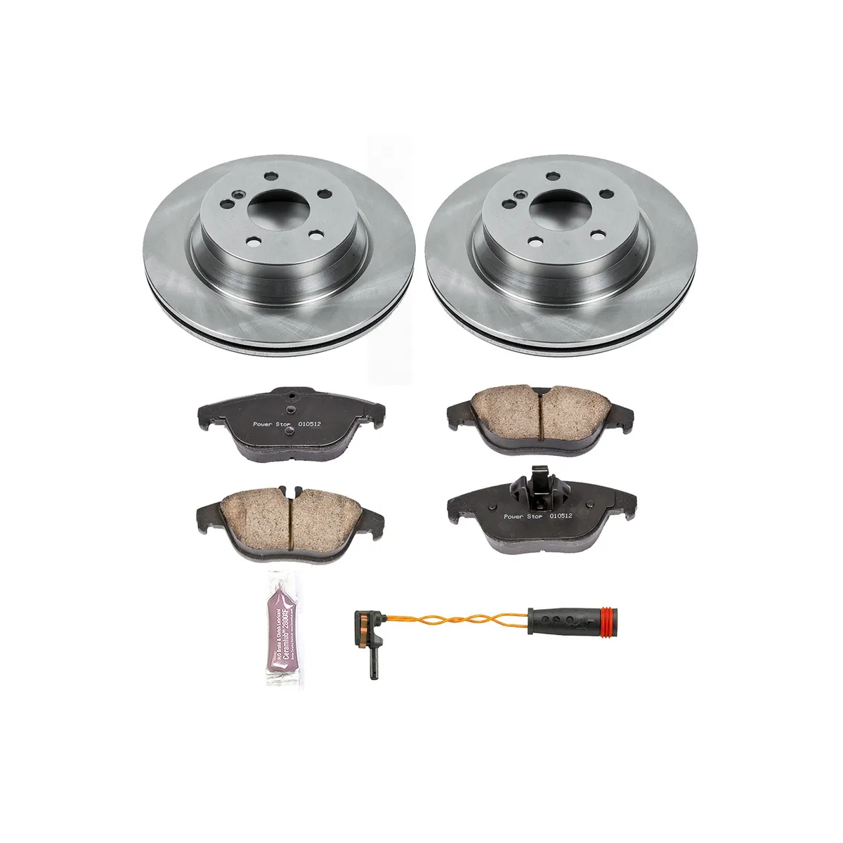 Z17 Direct Replacement Kit: Rotors; Ceramic Pads W/Hardware; Pad Sensors product image