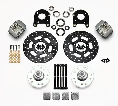 Wilwood Brakes 1960 - 1982 Buick, Chevrolet, Ford, GMC, Mercury, Oldsmobile, Pontiac Dynapro Single Front Drag Brake Kit - 140-1016
