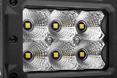 Go Rhino 753003023FBS Bright Series - 4x3 Rectangular LED Flood Lights, Pair product image