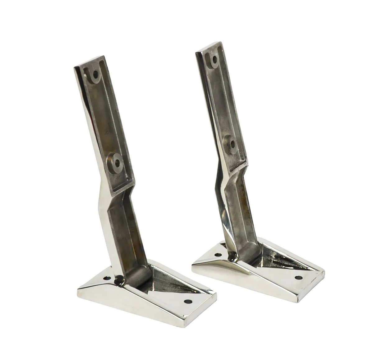 Jeep TJ Tailgate Hinge Pair 97-04 Wrangler TJ Polished Silver Kentrol product image