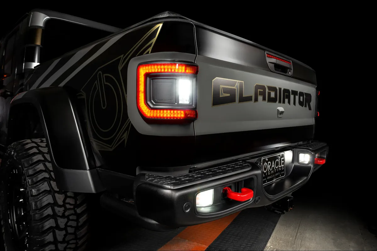 V2 | Flush Mount LED Tail Lights for Jeep Gladiator JT | Low-Profile | Plug-and-Play product image