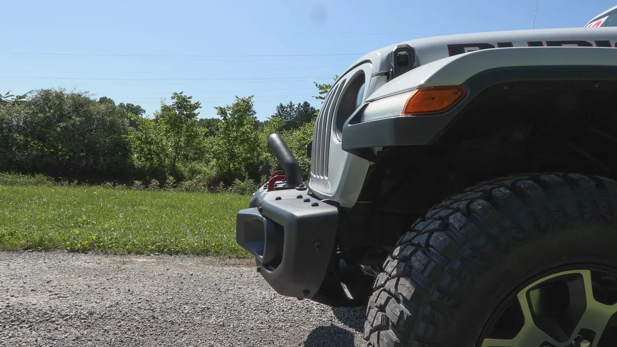Black Matte Finish;Steel Construction;Bar is 2 in outside diameter;Installs as an accessory to the Factory Modular Steel Bumper product image