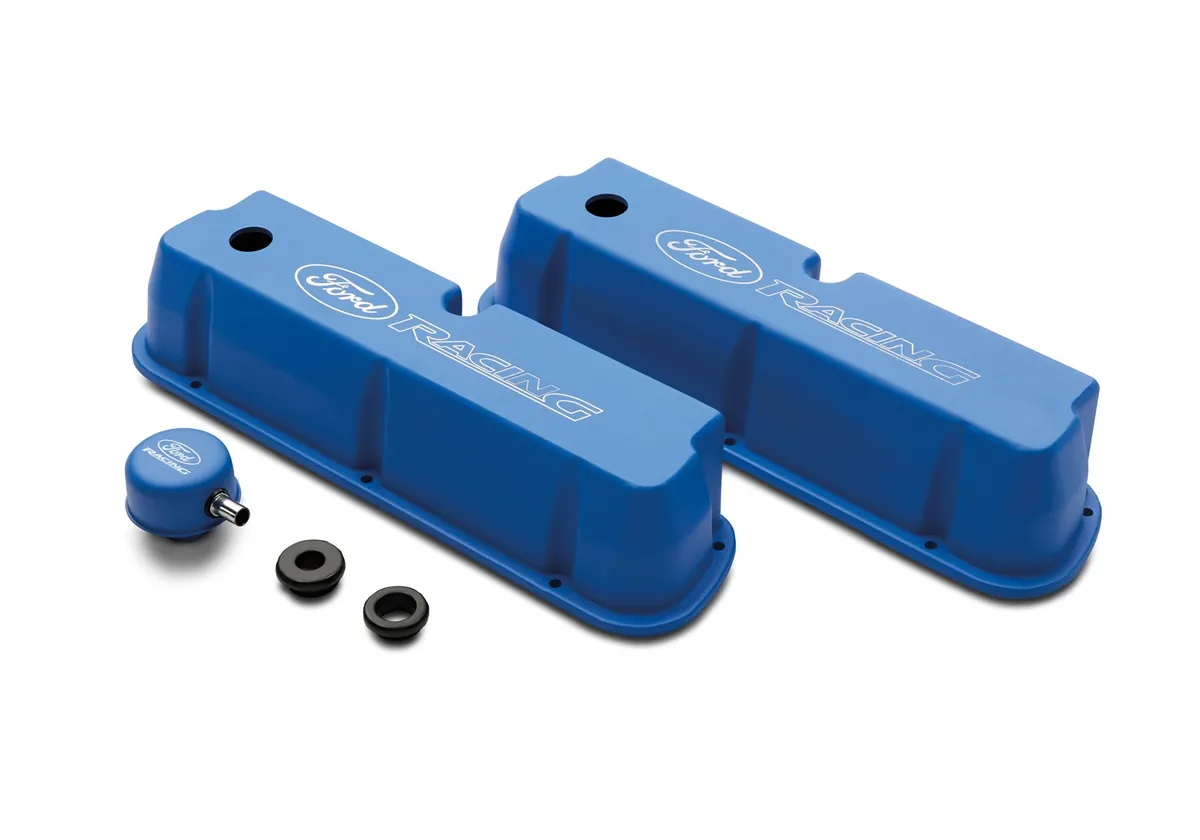 Ford Performance - Blue Satin Valve Covers - M-6582-LE302BL product image