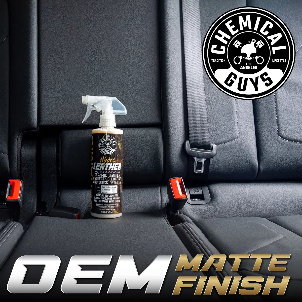 Chemical Guys HydroLeather Ceramic Leather Protective Coating/Detailer 16 Fl. Oz. product image