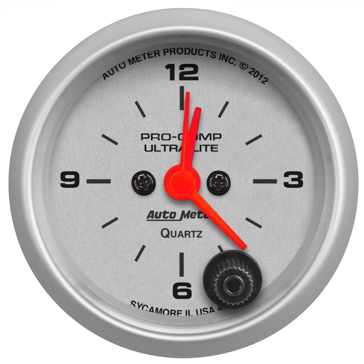 Gauge, Clock, 2 1/16", 12Hr, Analog, Ultra-Lite product image