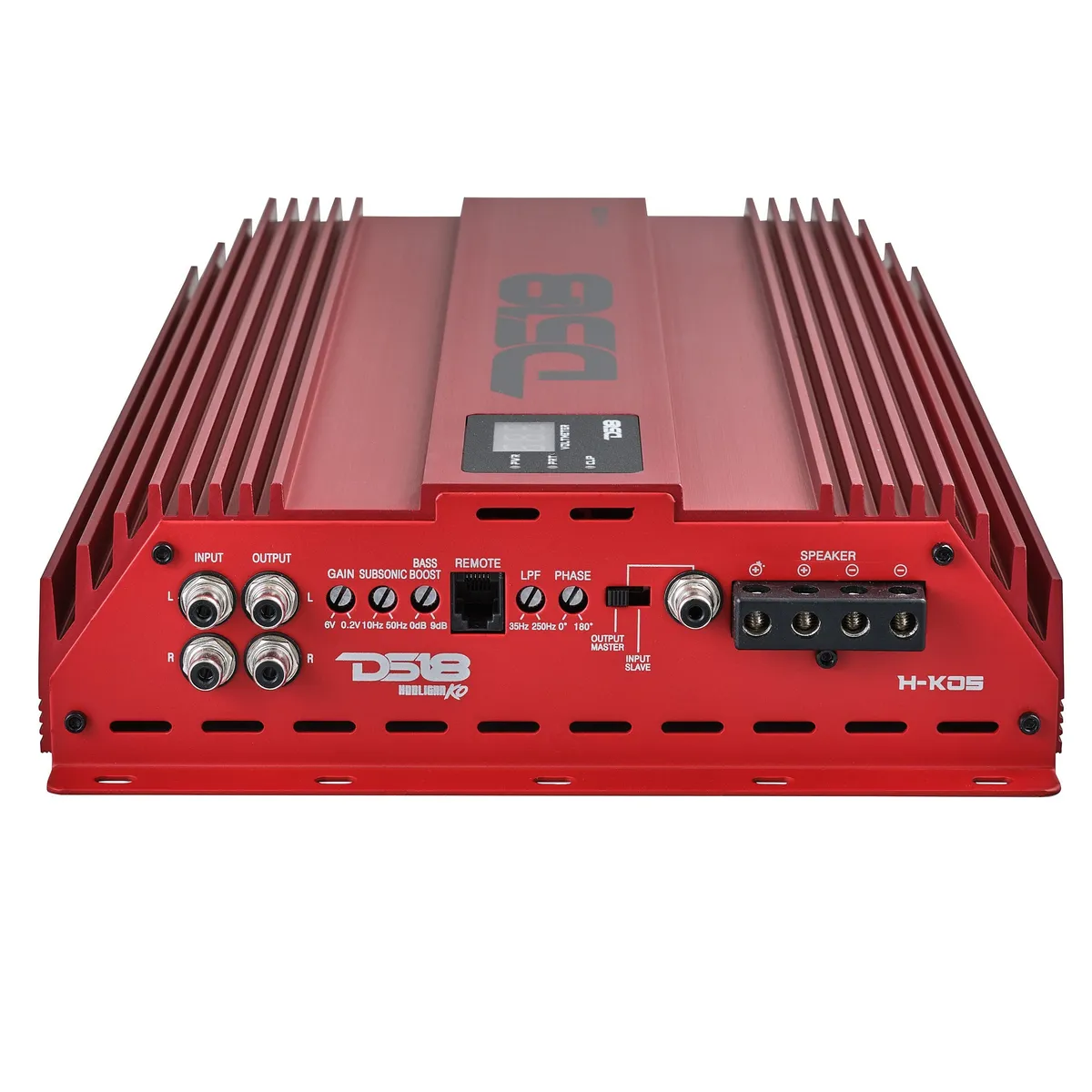 1-Channel | 9200 (Burst) @ 0.5Î© | 5000 @ 1Î© | 3500 @ 2Î© | 2200 @ 4Î© Watts RMS | With Voltmeter | Red product image