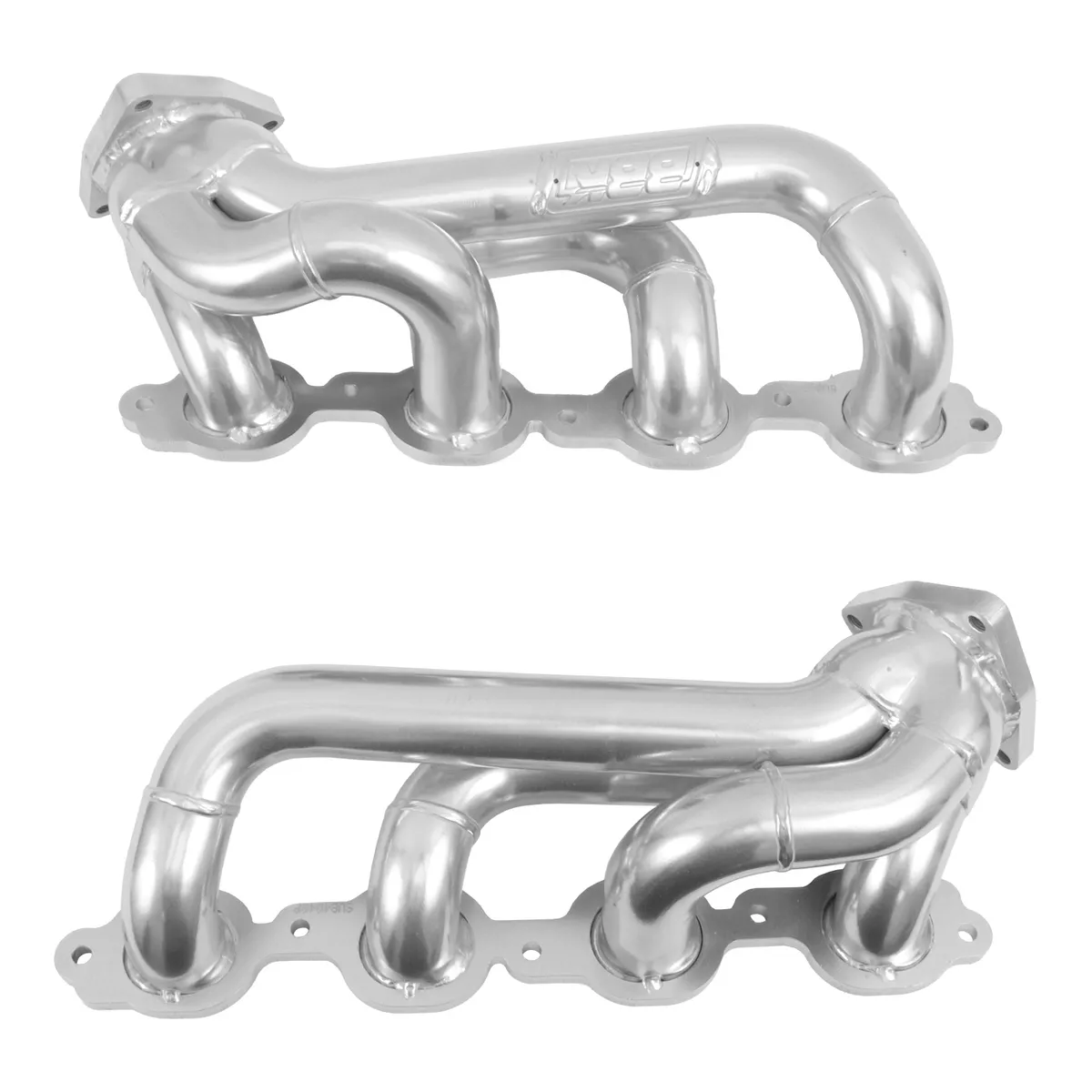 Bbk Performance Parts 40480 2019-2024 Chevy Truck 5.3/6.2l 1-3/4" Shorty Headers (Polished Silver Ceramic) product image
