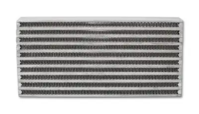 Vibrant Performance Universal Oil Cooler Core; 10 in. Core Width; 2 in. Core Thickness; 6 in. Height; 6061 Aluminum;