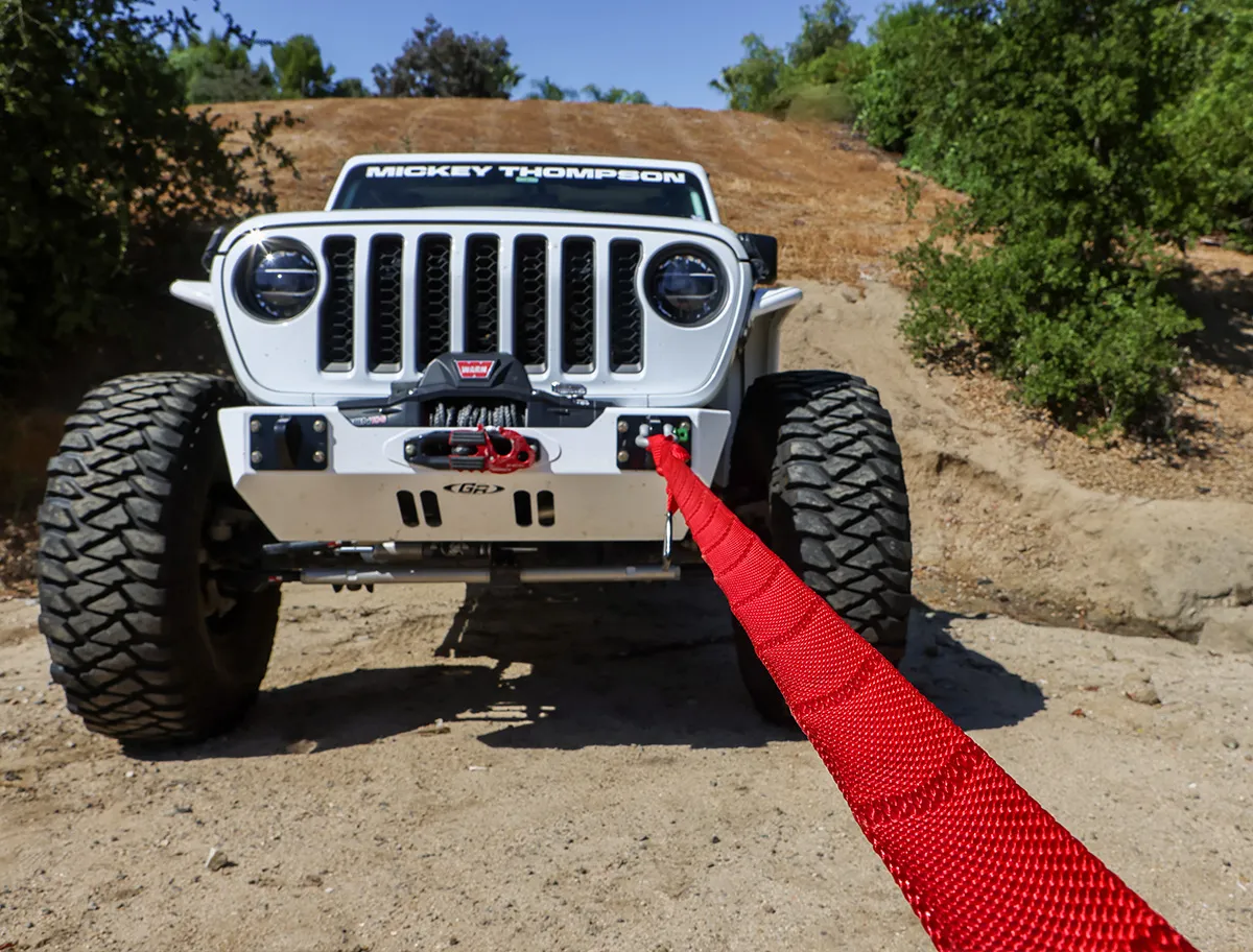 SpeedStrap Big Daddy 30ft x 2in Weavable Recovery Strap, Red - 20,000lb Max Capacity product image