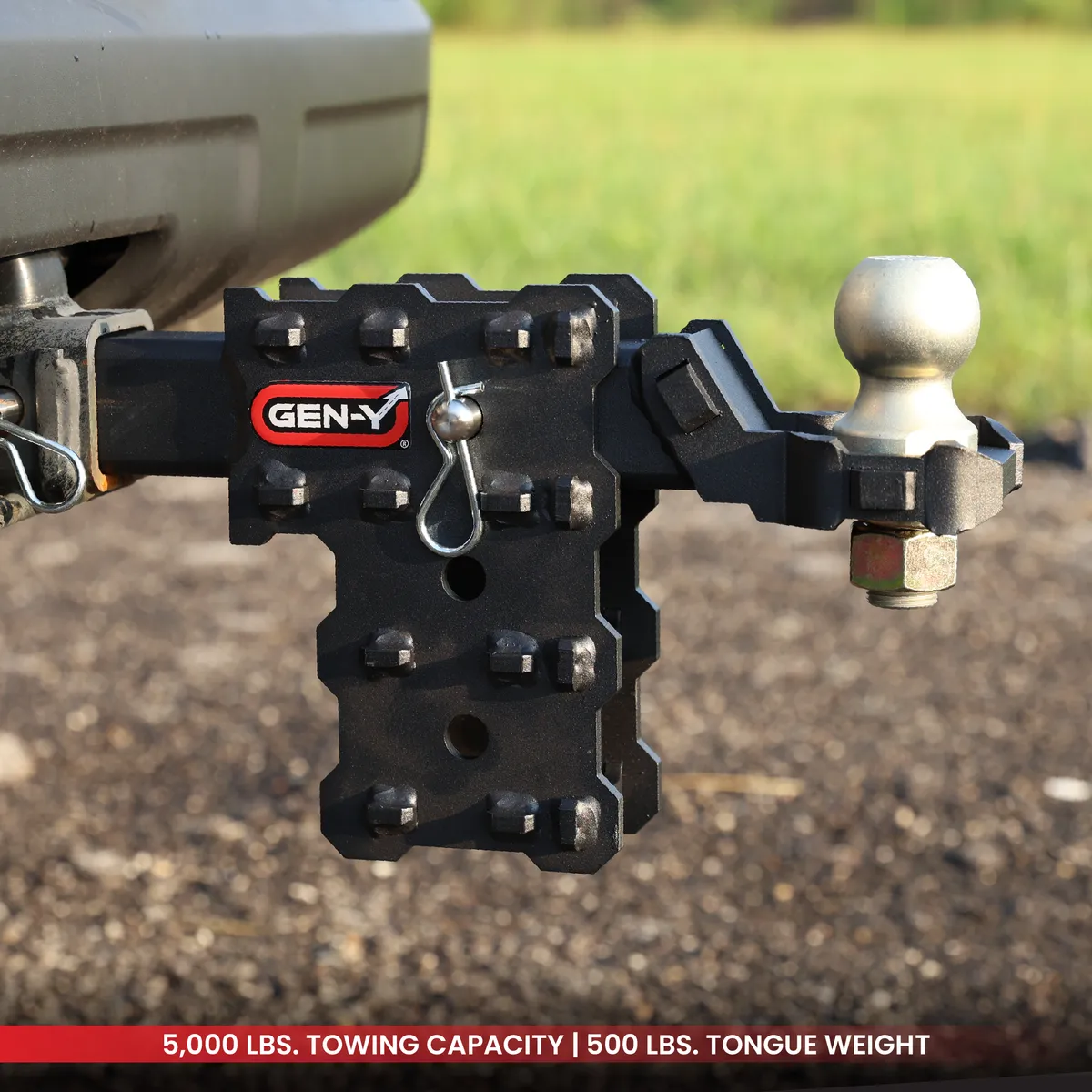 PHANTOM 2 Hollow Shank 4.5 Drop 5k Tow .5K TW with Mount Pin And Clip product image