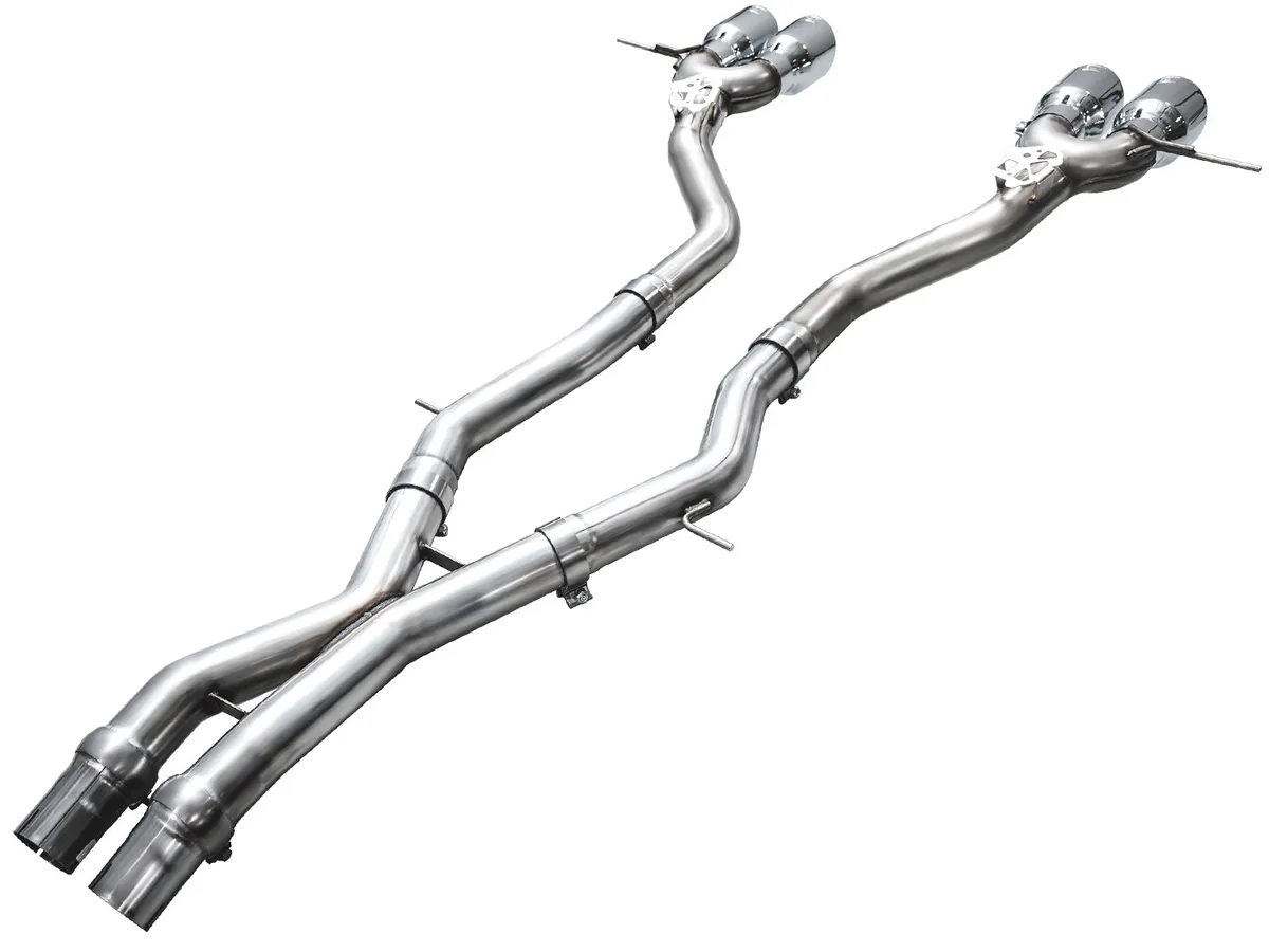 AWE SwitchPath™ Exhaust for BMW G87 M2 - Chrome Silver Tips product image