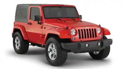 Bushwacker 0718 Wrangler Fits 2door Sport Utility Models Only Fender Flares Pocket Style