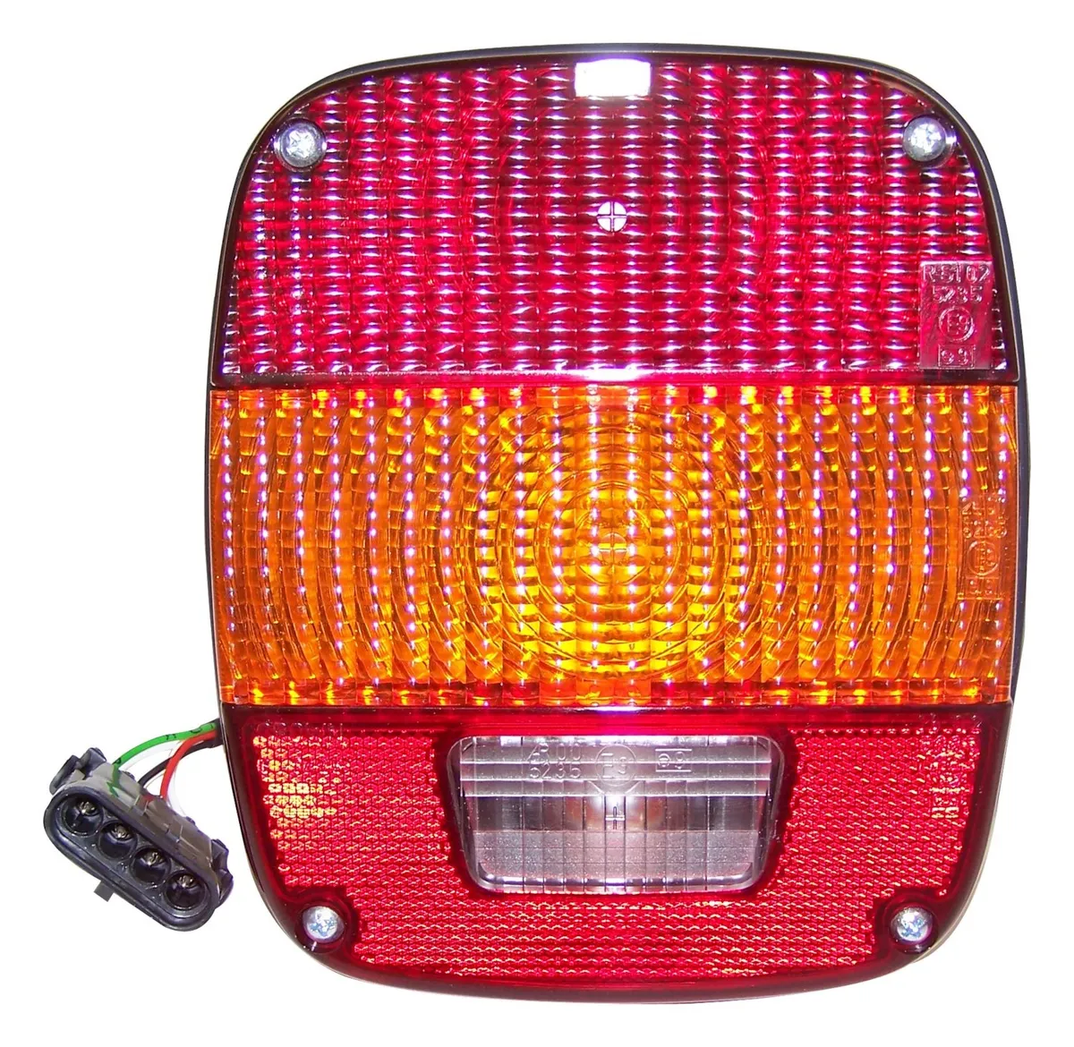 Tail Light Assembly; For Use w/ Jeep 1981-1983 CJ-5/ 1981-1986 CJ-7/ 1981-1986 CJ-8 w/Europe And Australian Design Rules; 1987-1995 YJ Wrangler Europe; product image