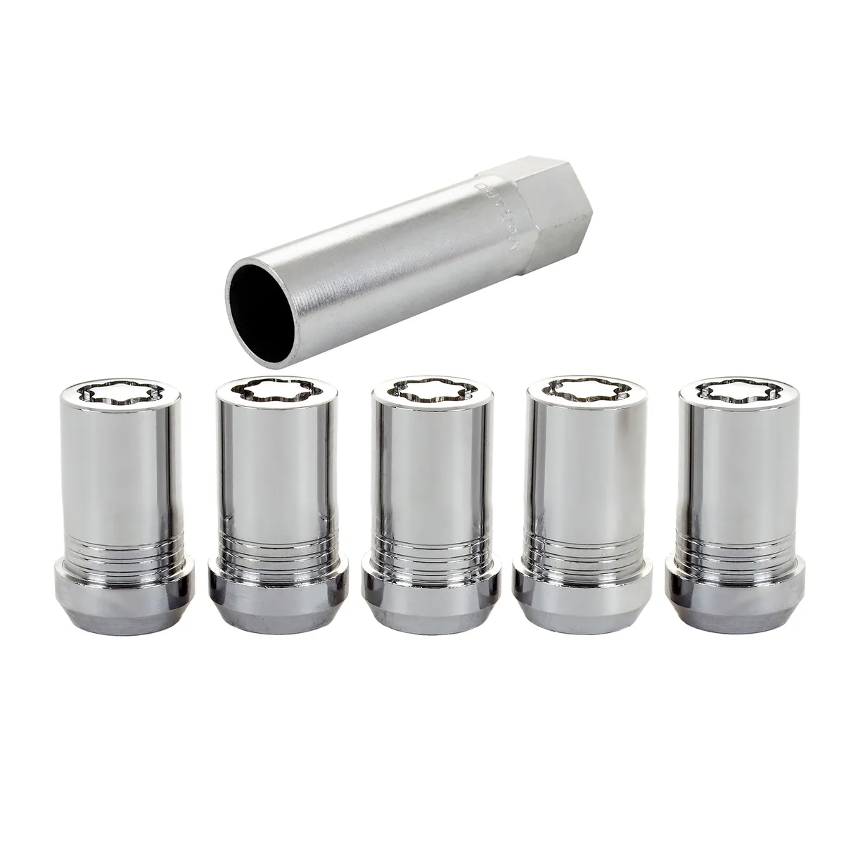 McGard 5lock Wheel Lock Set M14x1.5 Nut Cone Seat Tuner 22mm Hex 1.648 In Oal .938