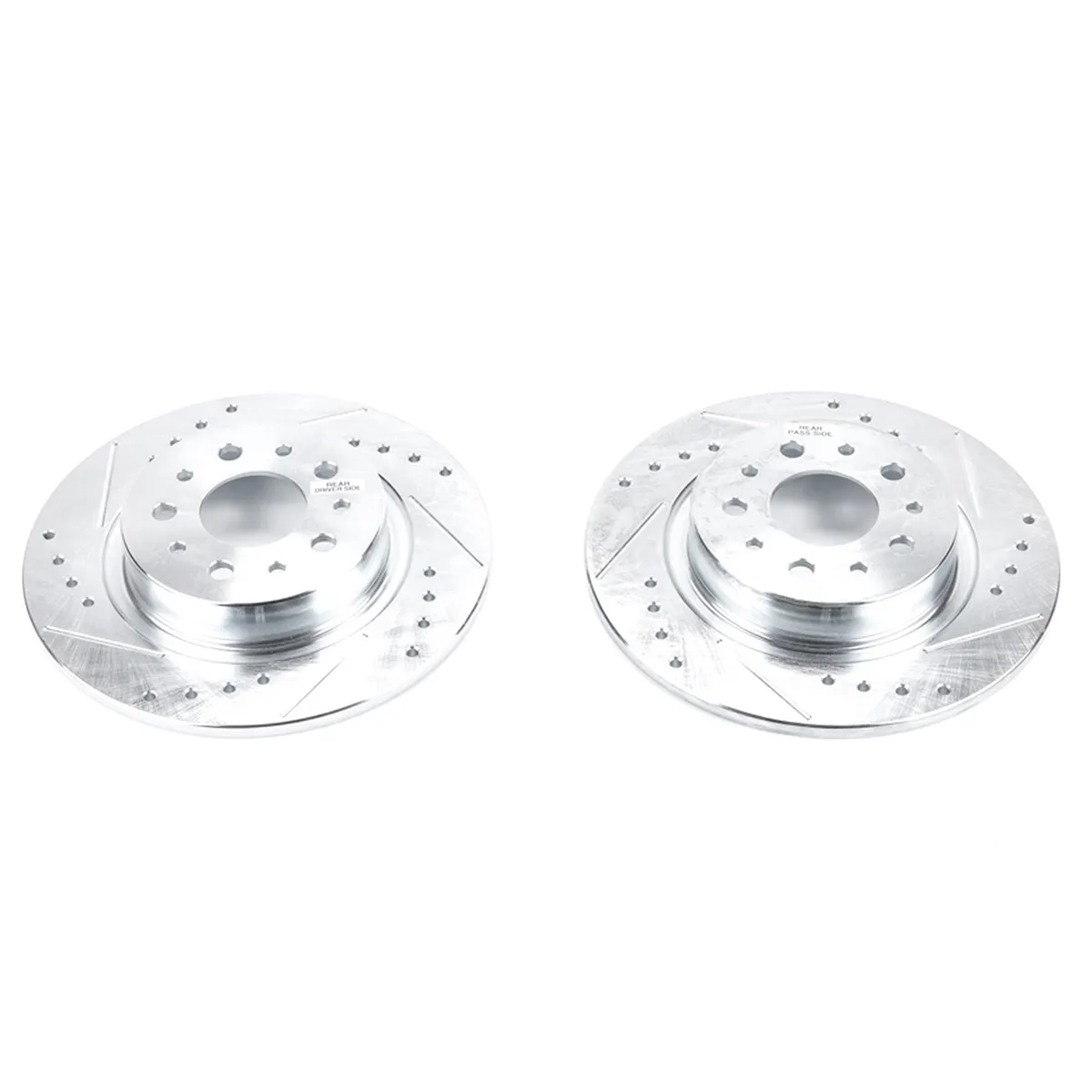 Evolution Drilled/Slotted Zinc Plated Rotors (Pair) product image