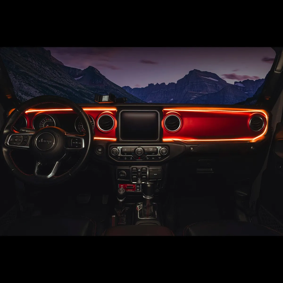ORACLE Lighting 2018-2023 Jeep Wrangler JL/Gladiator JT Dynamic ColorSHIFT LED Interior Dash Board Kit product image